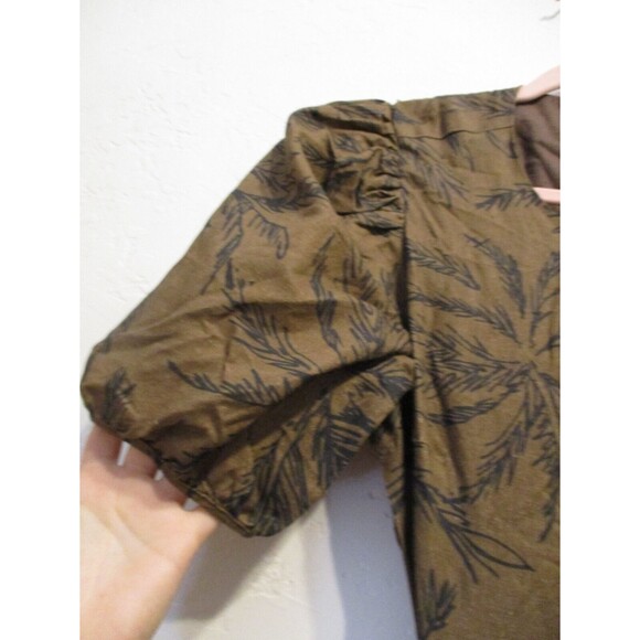 Charlie Holiday Womens Sz 6 M Flores Isles of Palm Cutout Linen Blend Maxi Dress - Picture 9 of 15